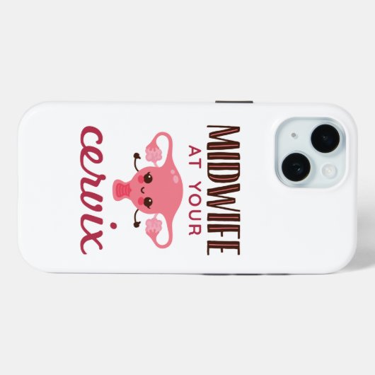 助産師助産師助産師 Case-Mate iPhoneケース (裏面 (横))