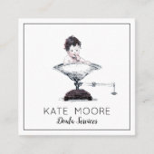 助産師又はお洒落助産師の規模等に関するベビー スクエア名刺 (正面)