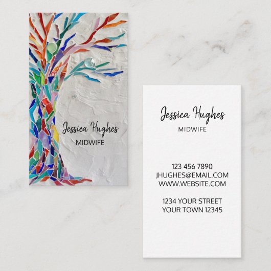 助産師名刺 名刺 (正面/裏面)