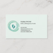 助産師授乳コンサルタントベビー座 名刺 (裏面)