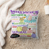 助産師用語 – 地下鉄アート クッション (ブランケット)