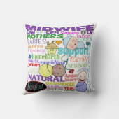 助産師用語 – 地下鉄アート クッション (裏面)