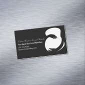 助産師白黒誕生センターシ妊婦のック マグネット名刺 (インサイチュ)