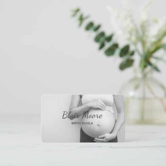 助産師誕生ドゥラ 名刺 (スタンド正面)