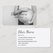 助産師誕生ドゥラ 名刺 (正面/裏面)