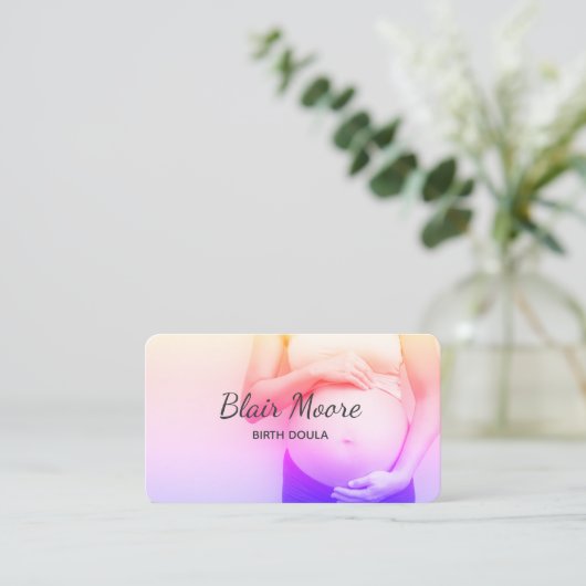 助産師誕生ドゥラ 名刺 (スタンド正面)