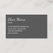 助産師誕生ドゥラ 名刺 (裏面)