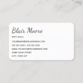 助産師誕生ドゥラ 名刺 (裏面)