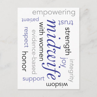 助産師語雲 ポストカード