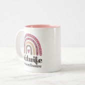 助産師鑑賞保虹 ツートーンマグカップ (正面左)