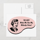 助産師音声 ポストカード (正面/裏面)