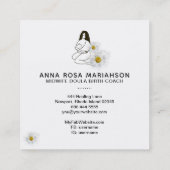 *～*助産師 – ダウラ誕生妊娠 スクエア名刺 (裏面)