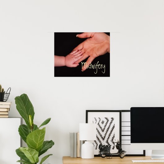 助産師 ポスター (ホームオフィス)