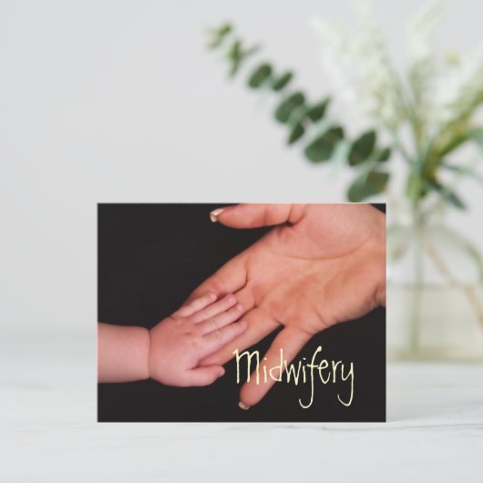 助産師 ポストカード (スタンド正面)