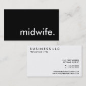 助産師 名刺 (正面/裏面)
