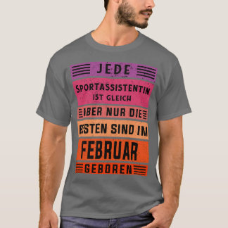 助監督の誕生日2月のス生まれポーツアッシー Tシャツ