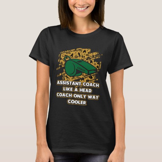 助監督ウェイ・コーチング・ユーモア・メンター Tシャツ (正面)