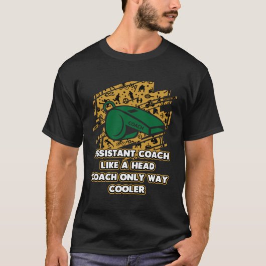 助監督ウェイ・コーチング・ユーモア・メンター Tシャツ (正面)