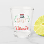 助監督最高の – 映画クルー ショットグラス (正面)