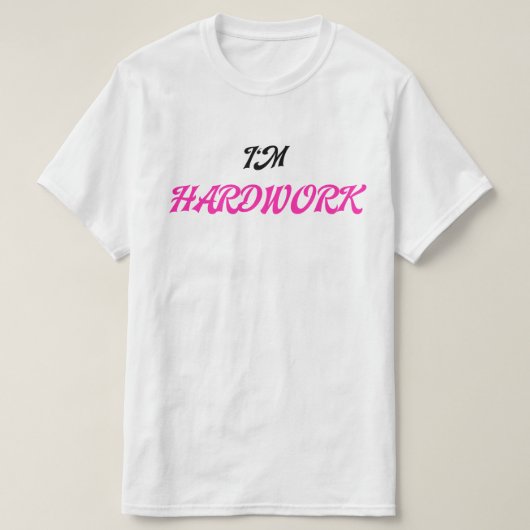 努力する俺がカワイイ メンズTシャツ ペア Tシャツ (デザイン正面)