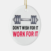努力する セラミックオーナメント (右)