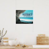 努力と勇気のカスタムポスター ポスター (キッチン)