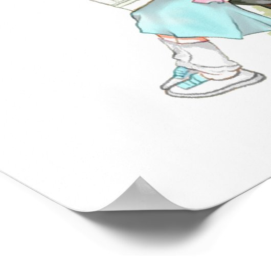 努力に根ざし、成功を目指す ポスター (角)