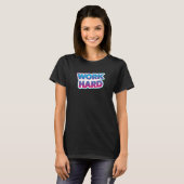 努力のモチベーションタイポグラフィー名言 Tシャツ (正面フル)