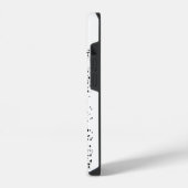 努力の励み iPhoneケース (左側面)