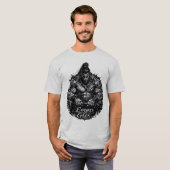 努力は報われる ウォリアー ストレスジムストリートウェア Tシャツ (正面フル)