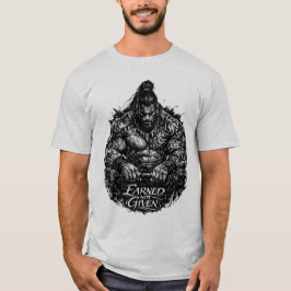 努力は報われる ウォリアー ストレスジムストリートウェア Tシャツ