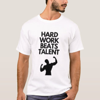 努力は才能に勝るジムTシャツ Tシャツ
