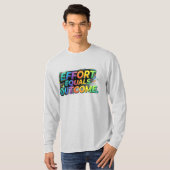 努力は結果に等しい Tシャツ (正面フル)