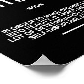 努力やる気を起こさせる引用文 ポスター (角)