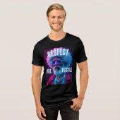 努力を称えろ トライブレンドTシャツ (正面全面)