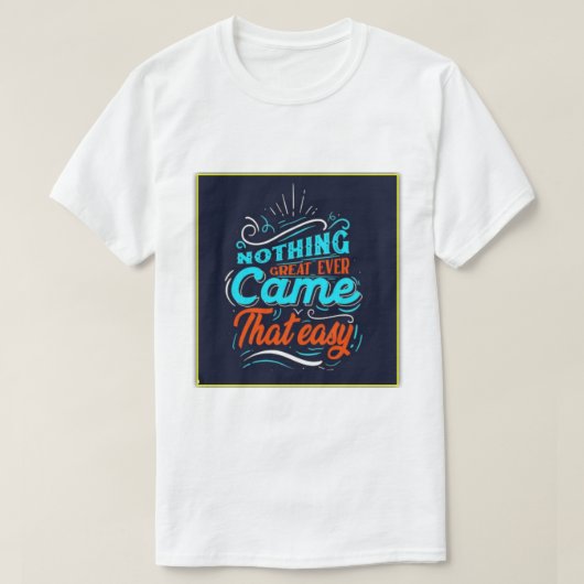 努力来の大成 Tシャツ (デザイン正面)