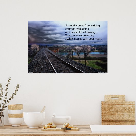 努力来の強さ…ポスやる気を起こさせるター ポスター (キッチン)