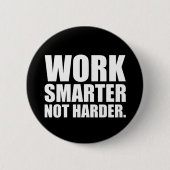 努力頭が切れるしなやる気を起こさせるい 缶バッジ (正面)