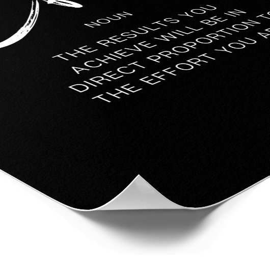 努力 ポスター (角)