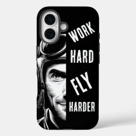 努力+飛翔、パイロットコミック iPhone 16ケース