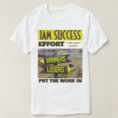 努力 Tシャツ (デザイン正面)