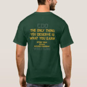 努力 Tシャツ (裏面)