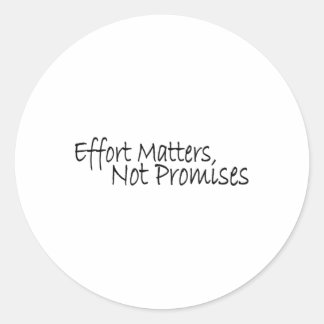 努力S Not Promiseステッカー ラウンドシール