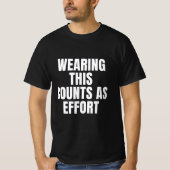 努力Tシャツ Tシャツ (正面)