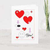 励まされ、希望に満ち、インスピレーションと信仰 サンキューカード (正面)