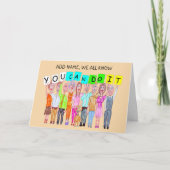 励ましてくれる人の風情 カード (正面)