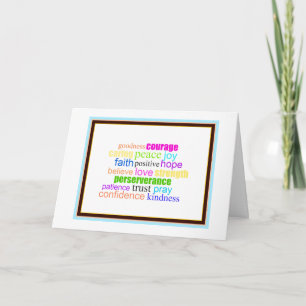 励ましと祝福 カード