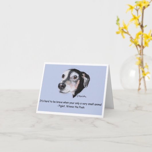 励ましのカード カード (黄色い花)