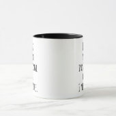 励ましの名言なんて要らない。コーヒーが欲しい マグカップ (中央)