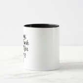 励ましの名言 太字タイポグラフィー 自己改善 マグカップ (中央)